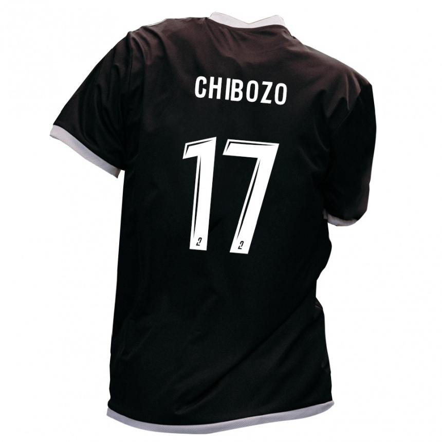 גברים כדורגל אנז' שיבוזו #17 שחור זהב הרחק ג'רזי 2025/26