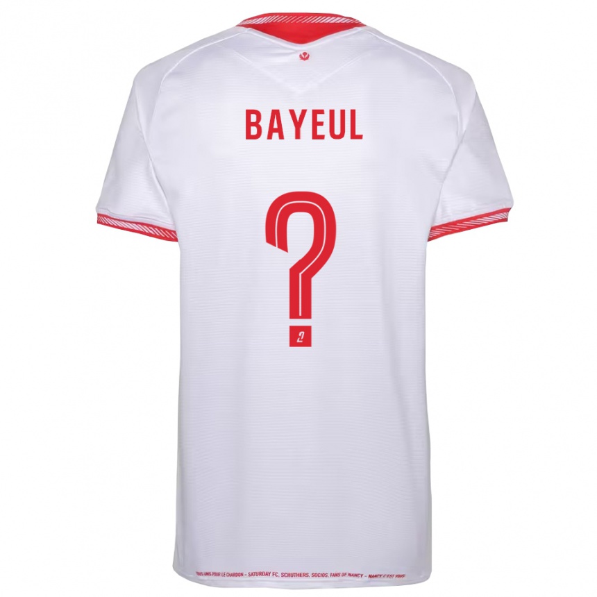 גברים כדורגל Ludivine Bayeul #0 שחור אדום הרחק ג'רזי 2025/26