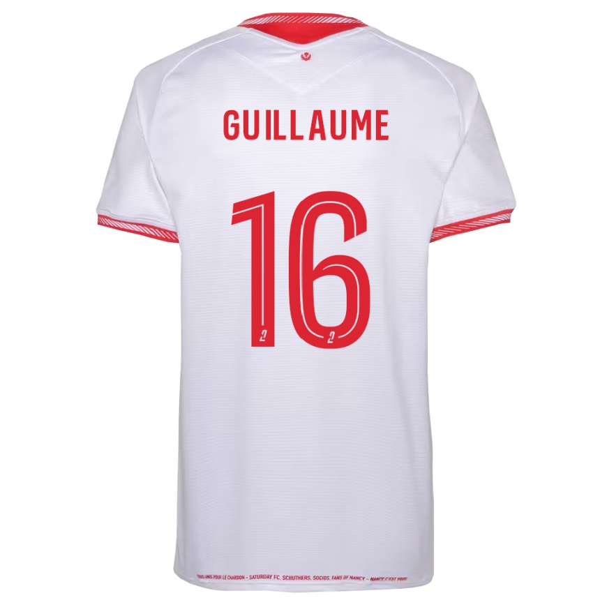 גברים כדורגל Théo Guillaume #16 שחור אדום הרחק ג'רזי 2025/26