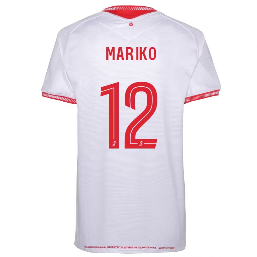 גברים כדורגל Lamine Mariko #12 שחור אדום הרחק ג'רזי 2025/26