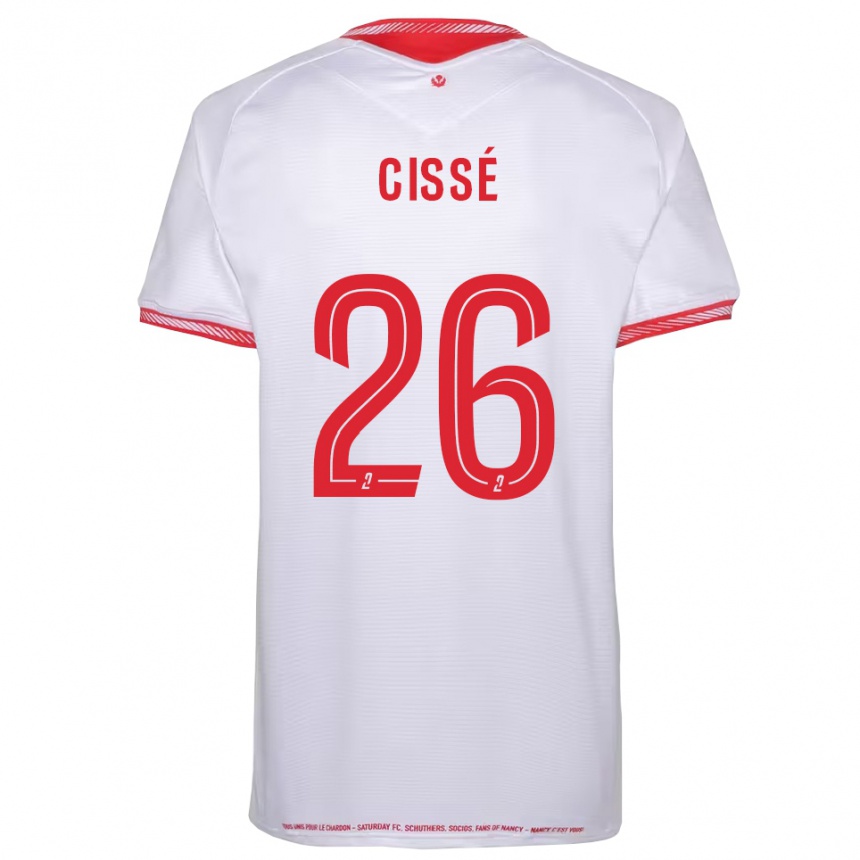 גברים כדורגל סידי סיסה #26 שחור אדום הרחק ג'רזי 2025/26