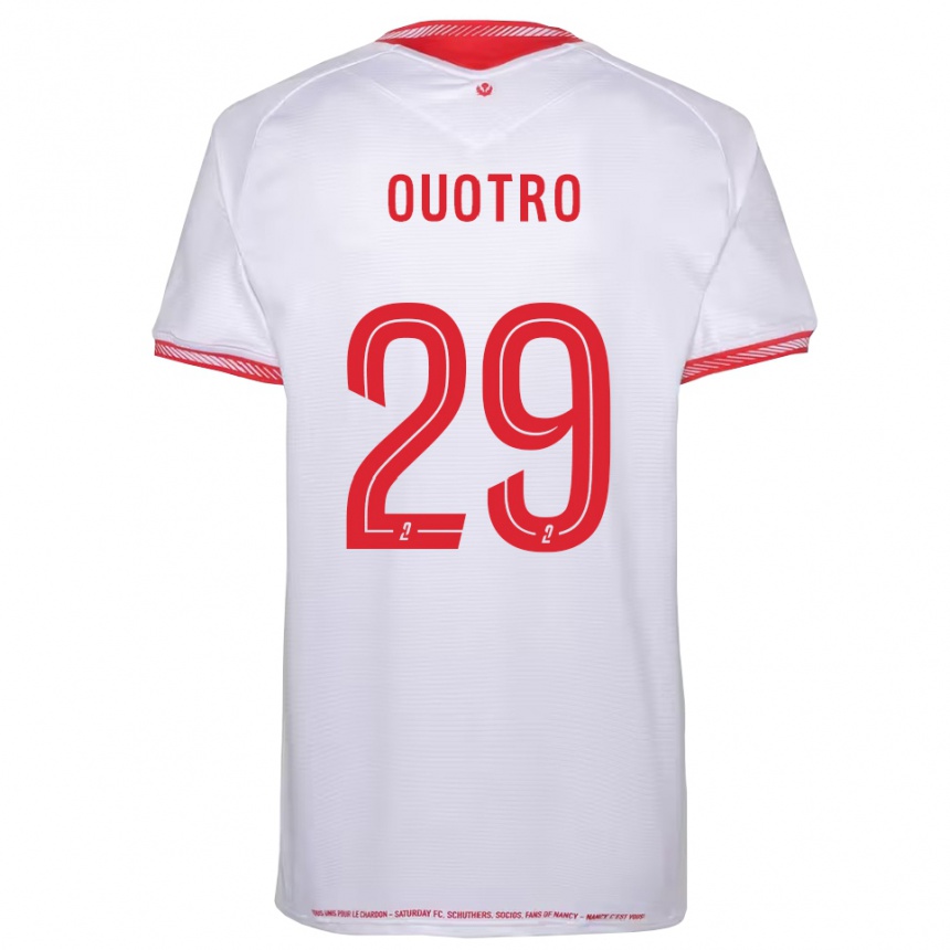 גברים כדורגל Patrick Ouotro #29 שחור אדום הרחק ג'רזי 2025/26