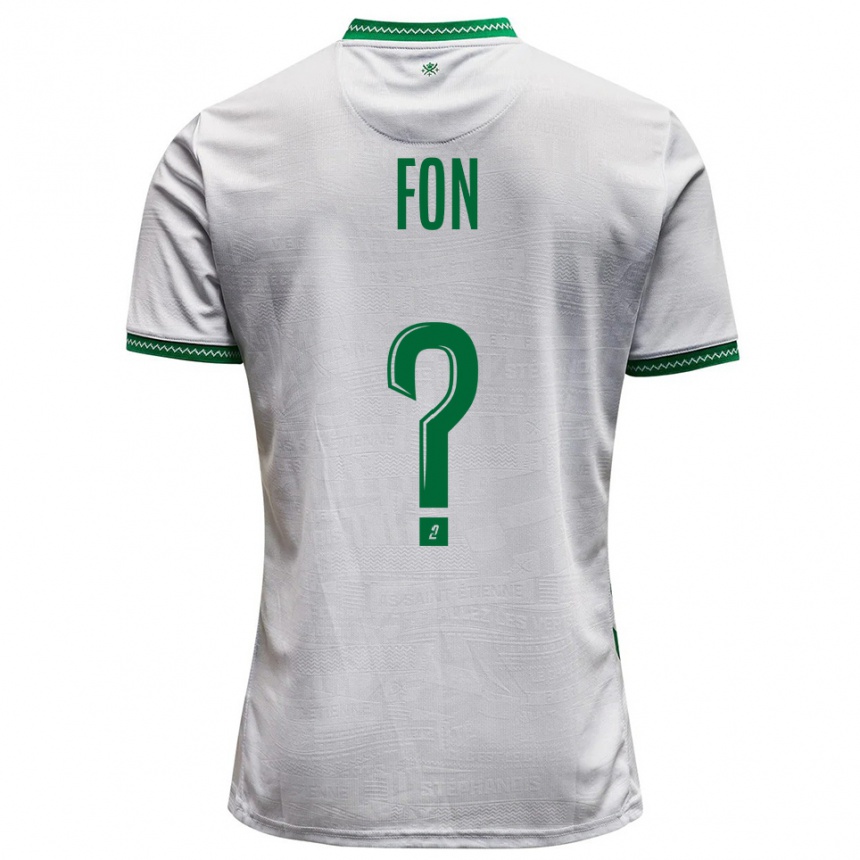 גברים כדורגל ולמה פון #0 לבן ירוק הרחק ג'רזי 2025/26