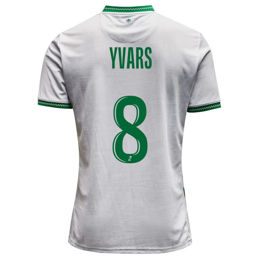גברים כדורגל סוני איבארס #8 לבן ירוק הרחק ג'רזי 2025/26