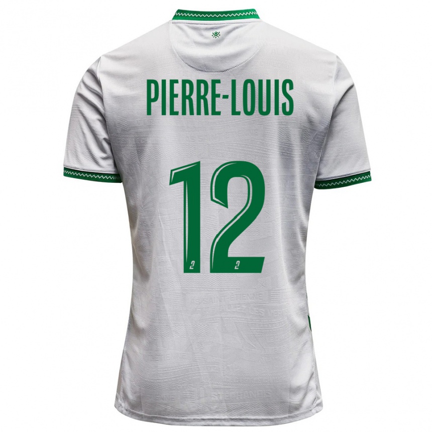 גברים כדורגל אמאנדיין פייר-לואיס #12 לבן ירוק הרחק ג'רזי 2025/26