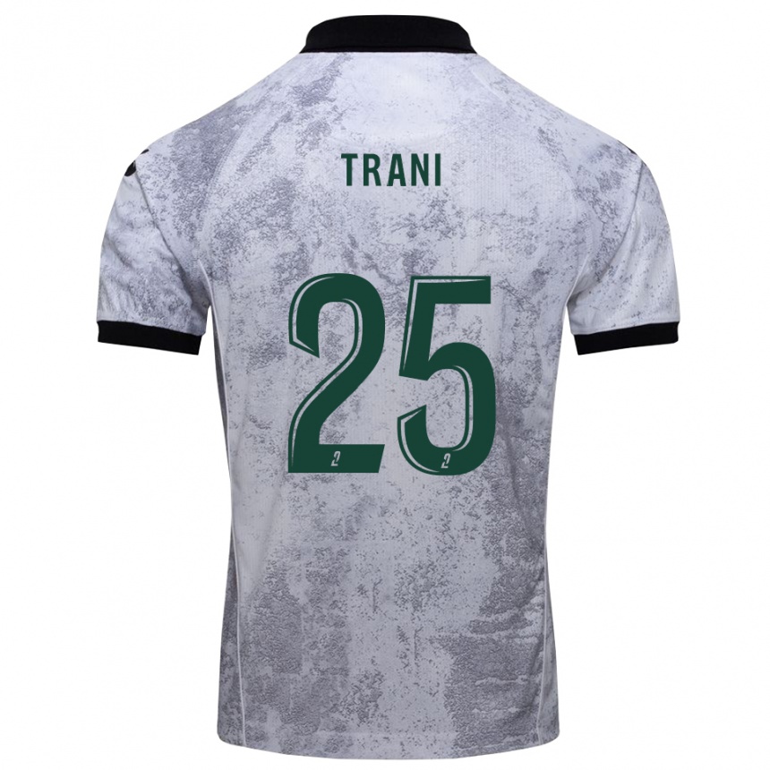 גברים כדורגל גווילאומה מטראני #25 לבן שחור הרחק ג'רזי 2025/26