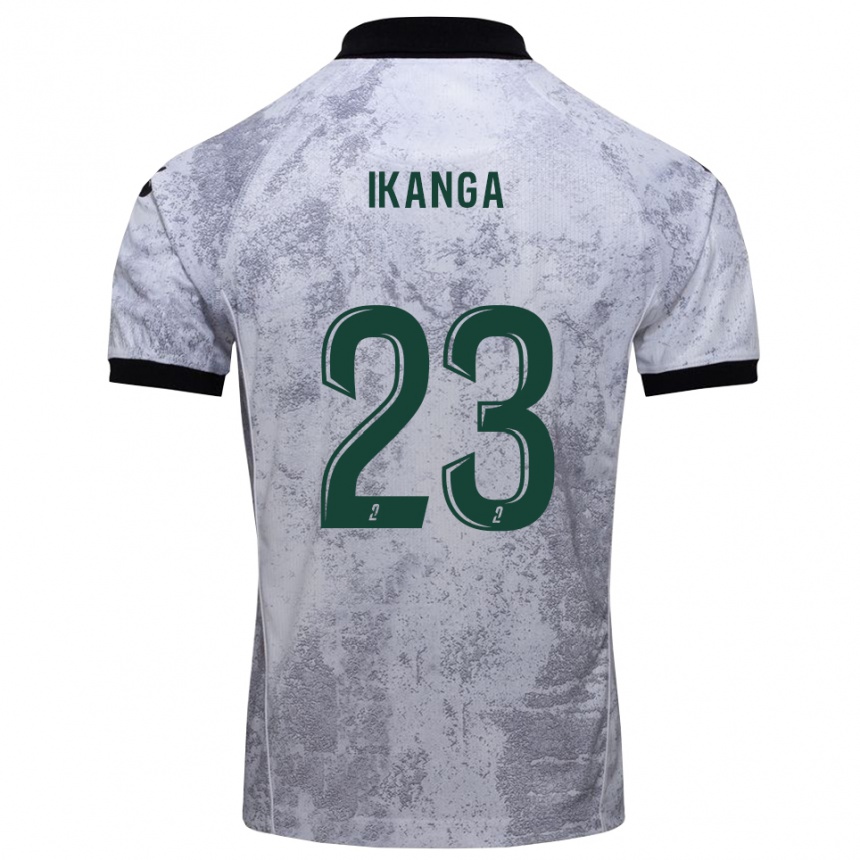 גברים כדורגל Jovany Ikanga #23 לבן שחור הרחק ג'רזי 2025/26