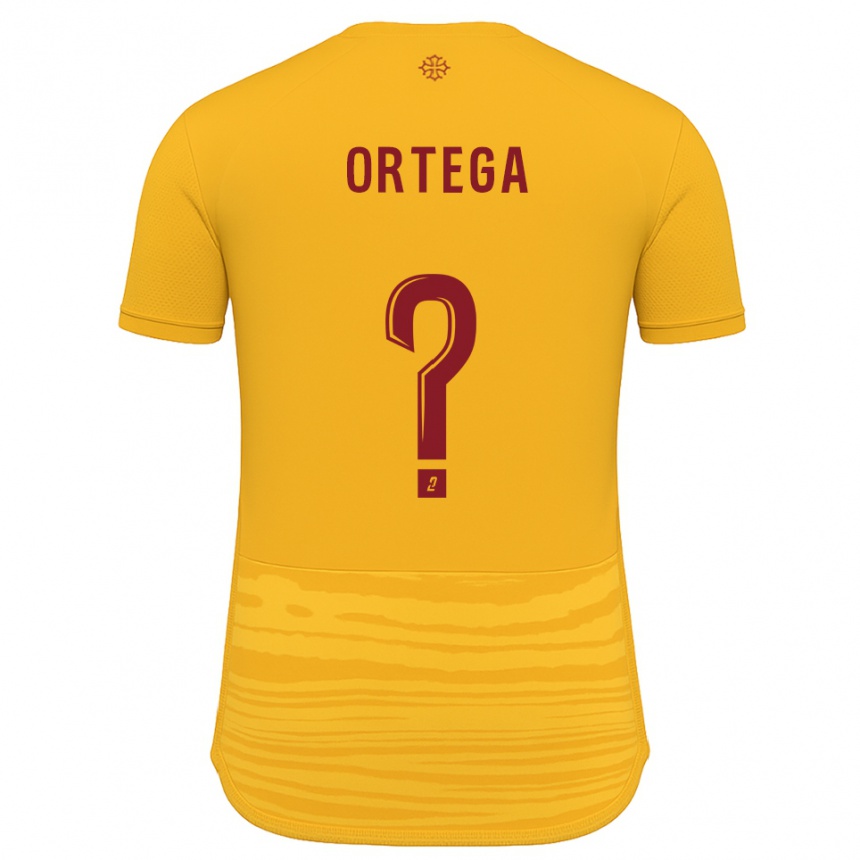 גברים כדורגל Alexis Ortega #0 כתום בורדו הרחק ג'רזי 2025/26