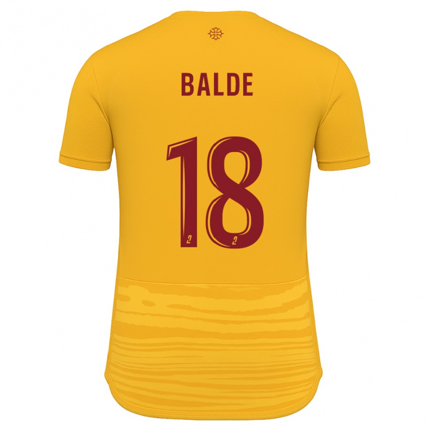 גברים כדורגל איברהימה באלדה #18 כתום בורדו הרחק ג'רזי 2025/26