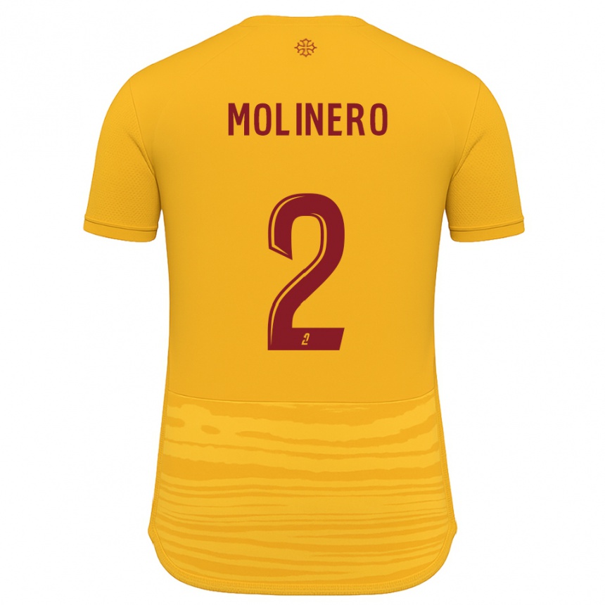 גברים כדורגל Leny Molinero #2 כתום בורדו הרחק ג'רזי 2025/26