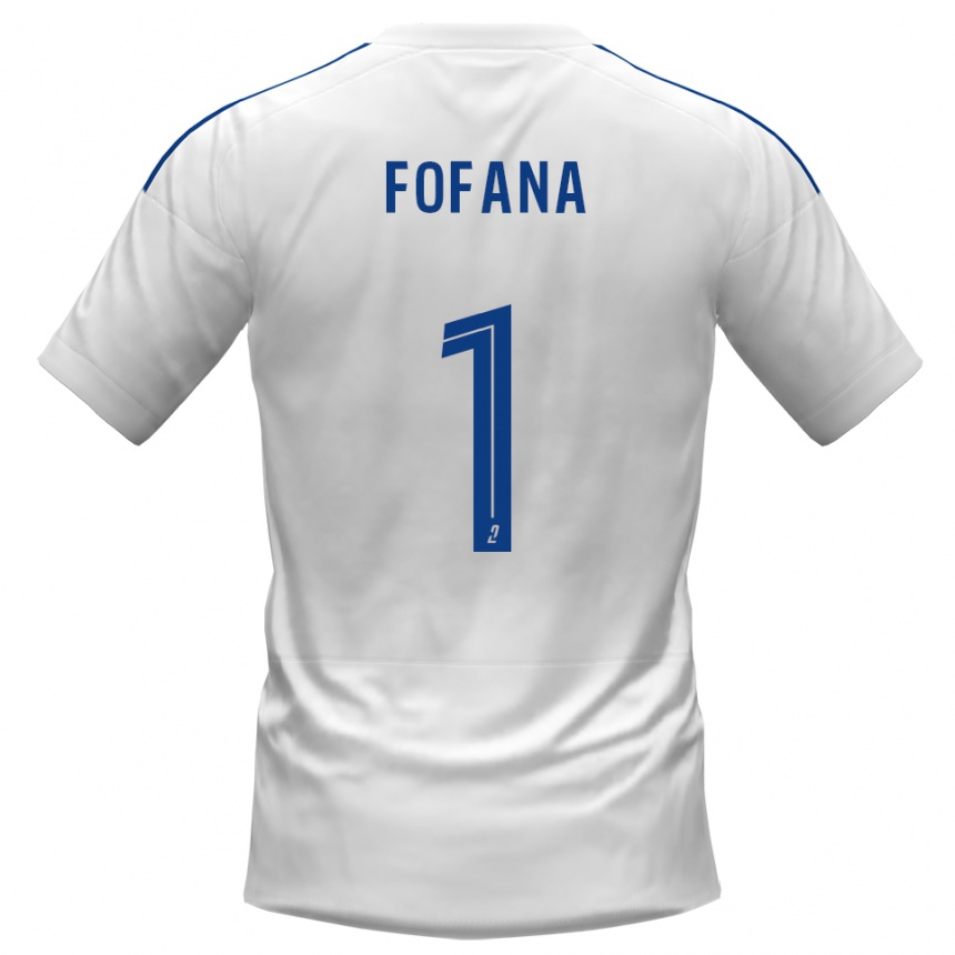 גברים כדורגל Cheik Fofana #1 לבן כחול הרחק ג'רזי 2025/26