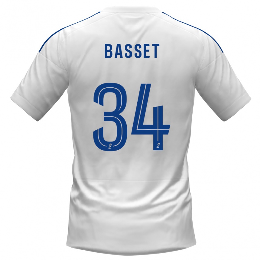 גברים כדורגל דונובן באסט #34 לבן כחול הרחק ג'רזי 2025/26