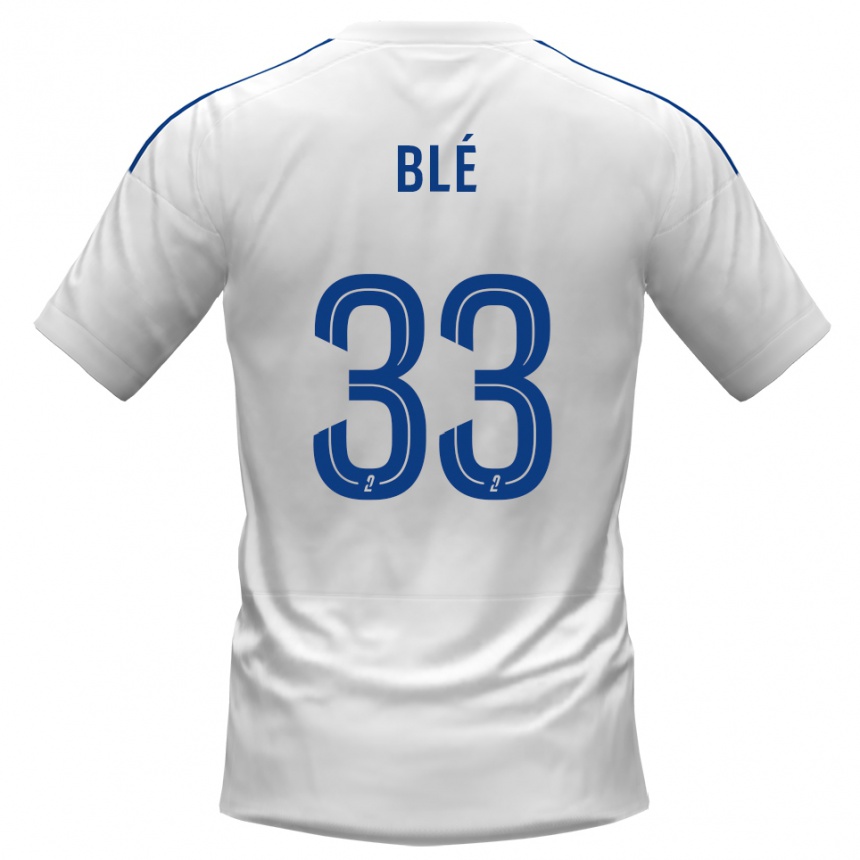 גברים כדורגל מקסימה בלה #33 לבן כחול הרחק ג'רזי 2025/26