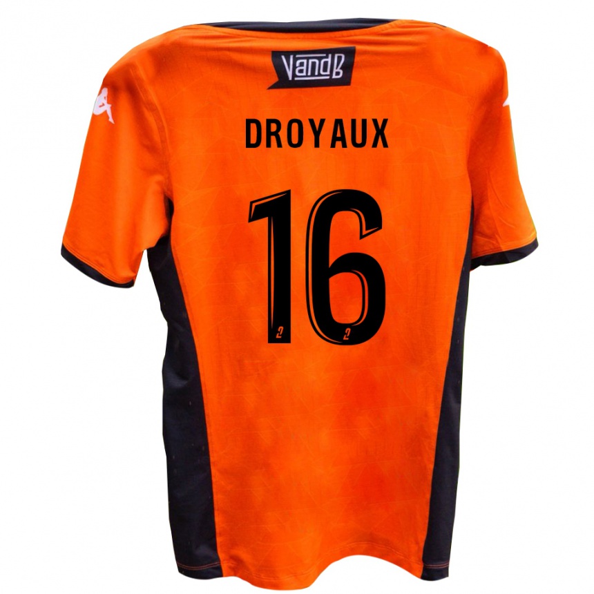 גברים כדורגל Lucas Droyaux #16 לבן שחור הרחק ג'רזי 2025/26