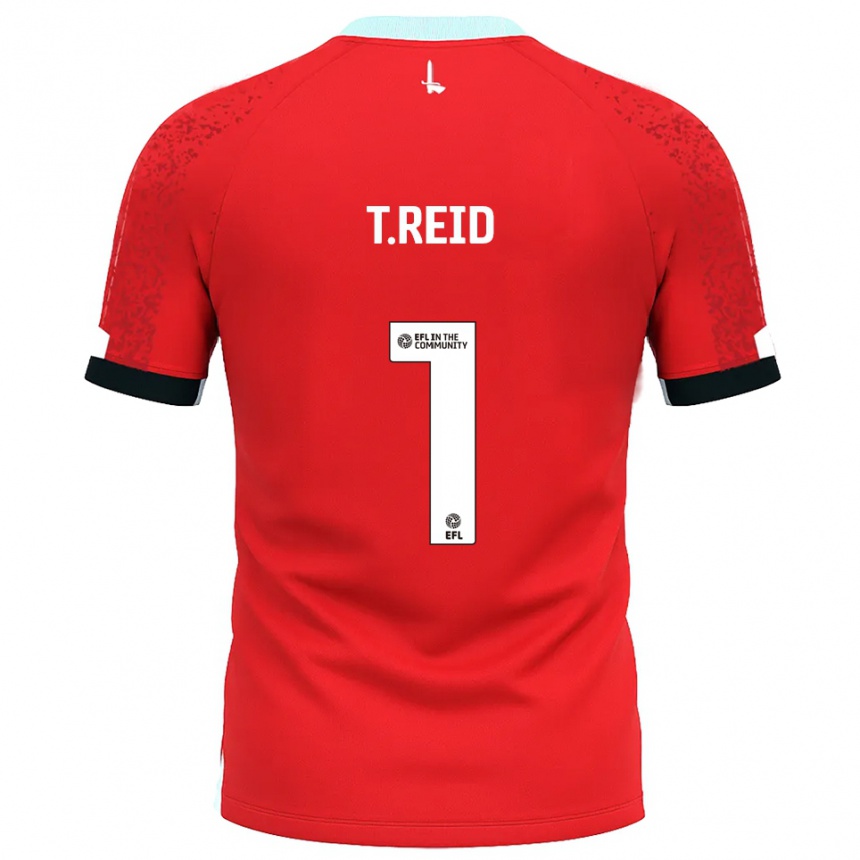 נשים כדורגל טומי ריד #1 אדום לבן ג'רזי ביתית 2025/26