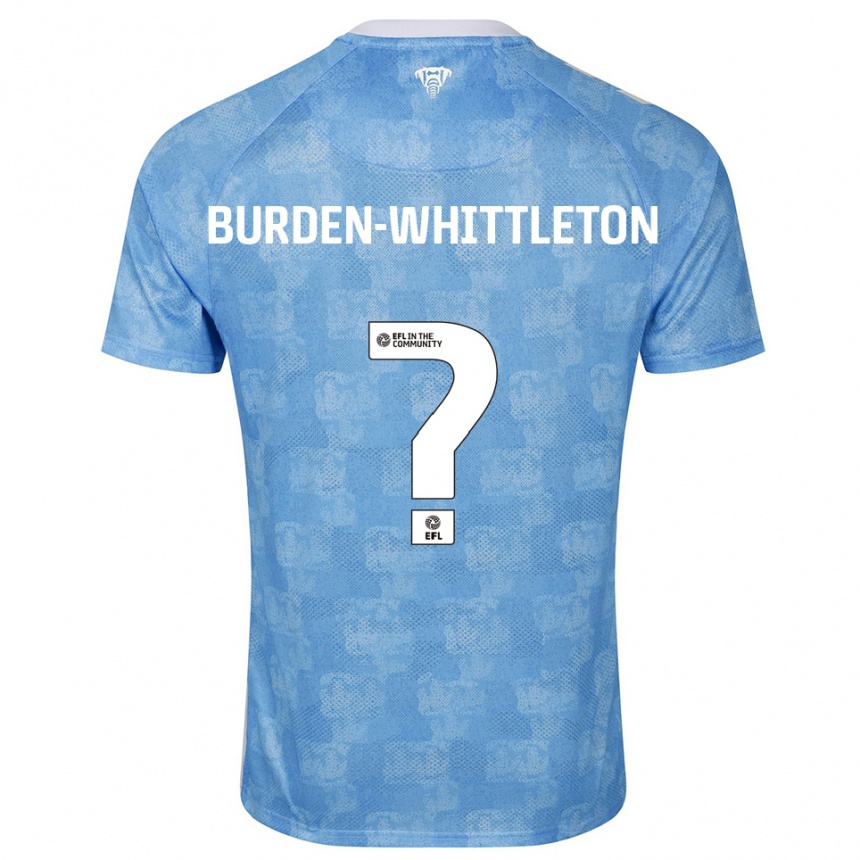 נשים כדורגל Charlie Burden-Whittleton #0 תכלת לבן ג'רזי ביתית 2025/26