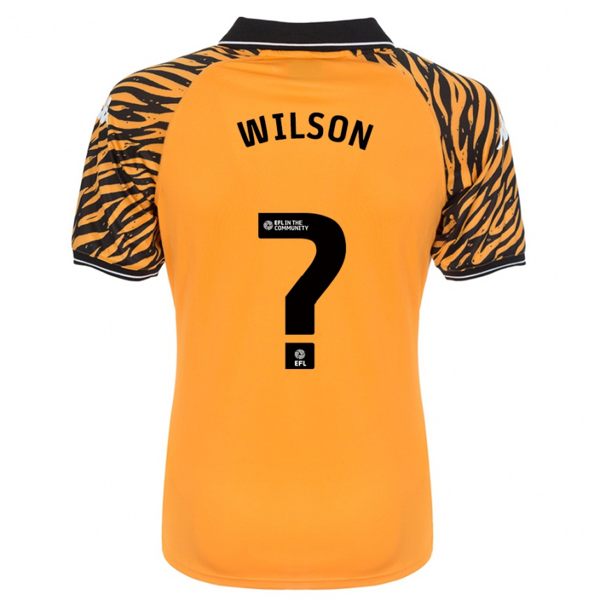 נשים כדורגל George Wilson #0 כתום שחור ג'רזי ביתית 2025/26