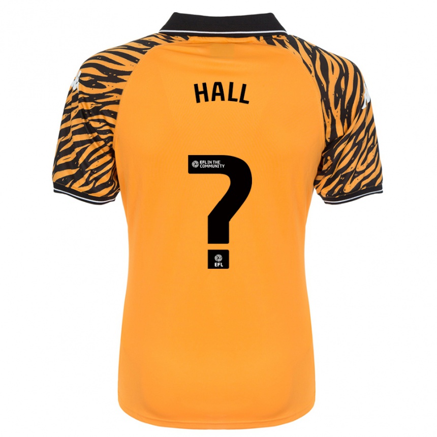 נשים כדורגל Sincere Hall #0 כתום שחור ג'רזי ביתית 2025/26