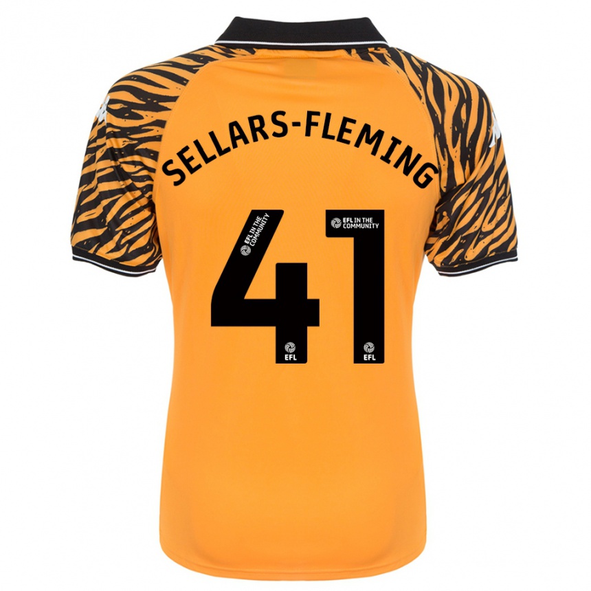 נשים כדורגל טיירל סלארס-פלמינג #41 כתום שחור ג'רזי ביתית 2025/26