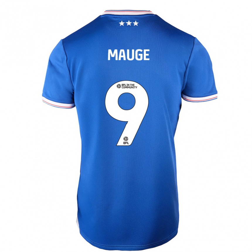 נשים כדורגל ג'יימס מוג' #9 כחול לבן ג'רזי ביתית 2025/26