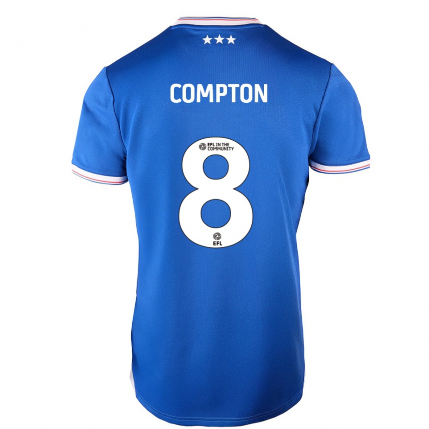 נשים כדורגל Charlie Compton #8 כחול לבן ג'רזי ביתית 2025/26