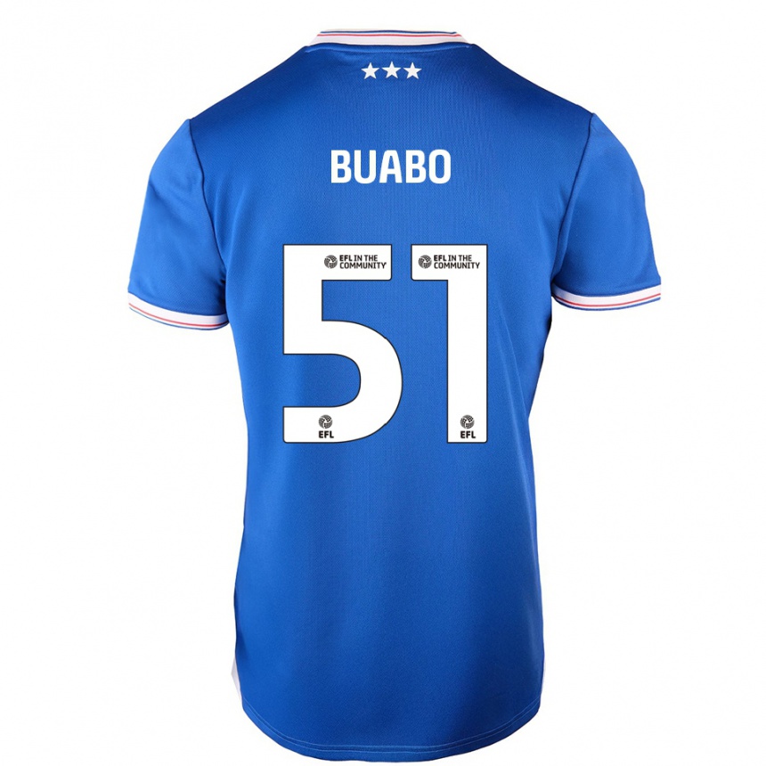 נשים כדורגל ג'רארד בואבו #51 כחול לבן ג'רזי ביתית 2025/26