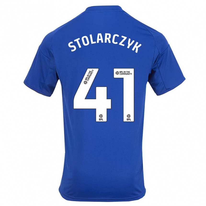 נשים כדורגל יעקב סטולרצ'יק #41 כחול זהב ג'רזי ביתית 2025/26