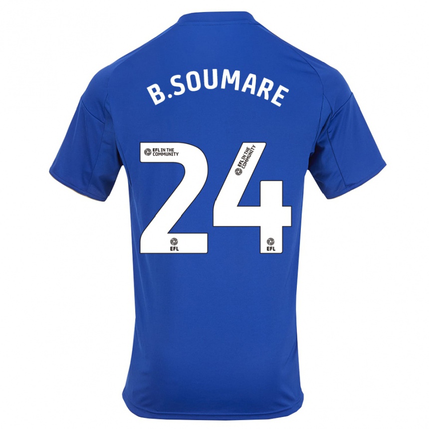 נשים כדורגל בובאקרי סומארה #24 כחול זהב ג'רזי ביתית 2025/26 נשים כדורגל בובאקרי סומארה #24 כחול זהב ג'רזי ביתית 2025/26