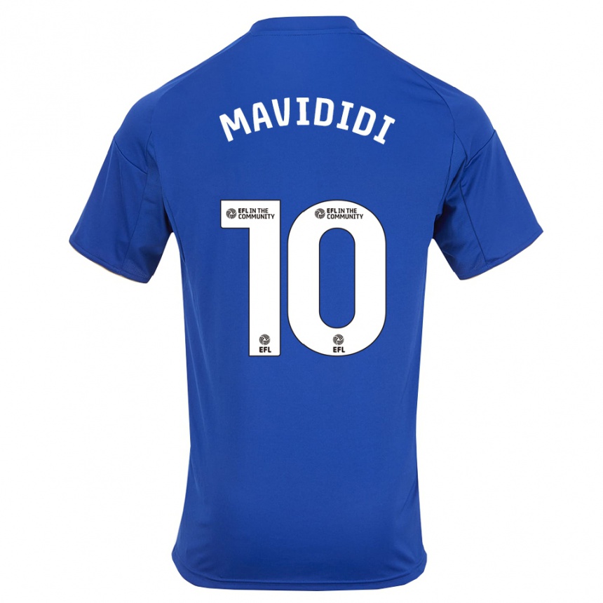 נשים כדורגל סטפי מבידידי #10 כחול זהב ג'רזי ביתית 2025/26