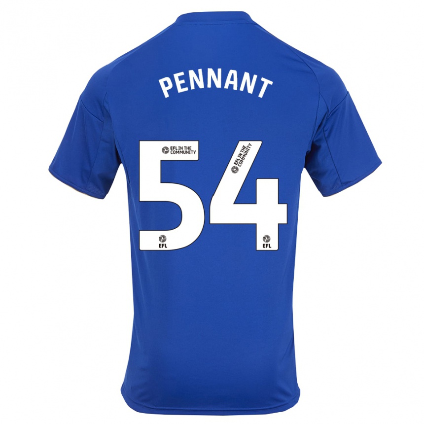 נשים כדורגל קיאן פננט #54 כחול זהב ג'רזי ביתית 2025/26