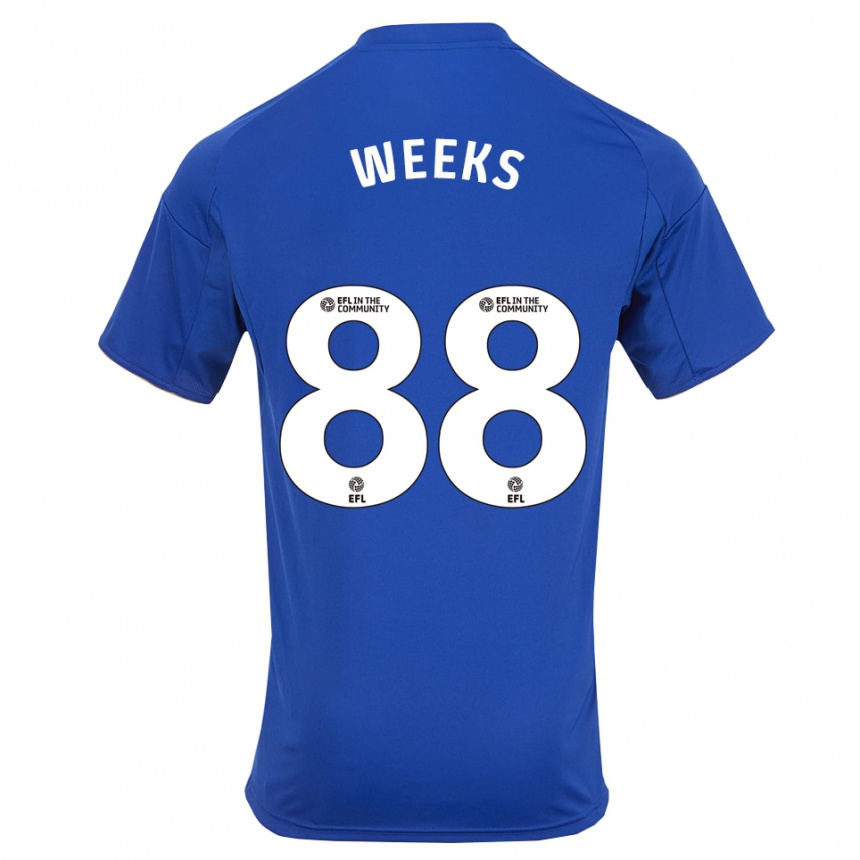 נשים כדורגל טיילר וויקס #88 כחול זהב ג'רזי ביתית 2025/26