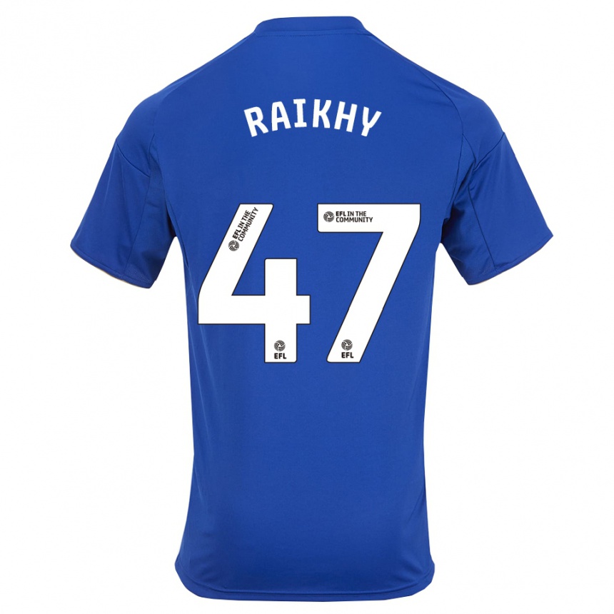 נשים כדורגל ארג'אן רייחי #47 כחול זהב ג'רזי ביתית 2025/26