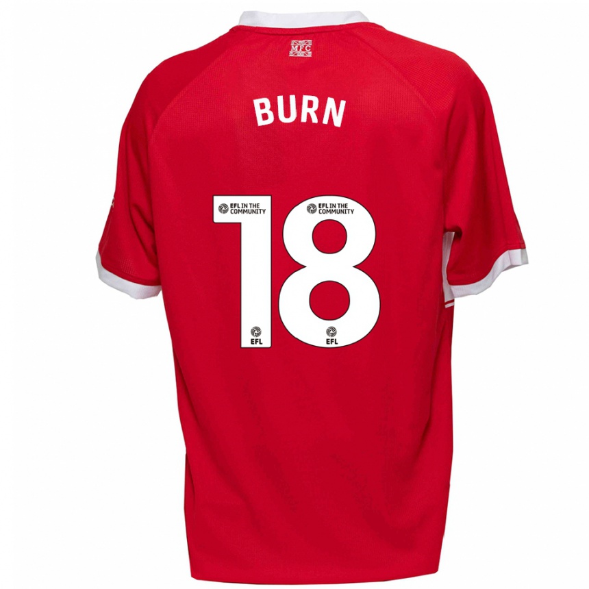 נשים כדורגל שרה ברן #18 אדום לבן ג'רזי ביתית 2025/26