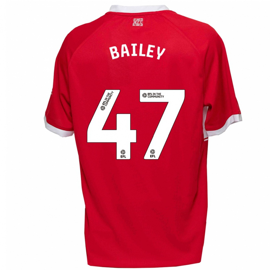 נשים כדורגל Bailey Palmer #47 אדום לבן ג'רזי ביתית 2025/26