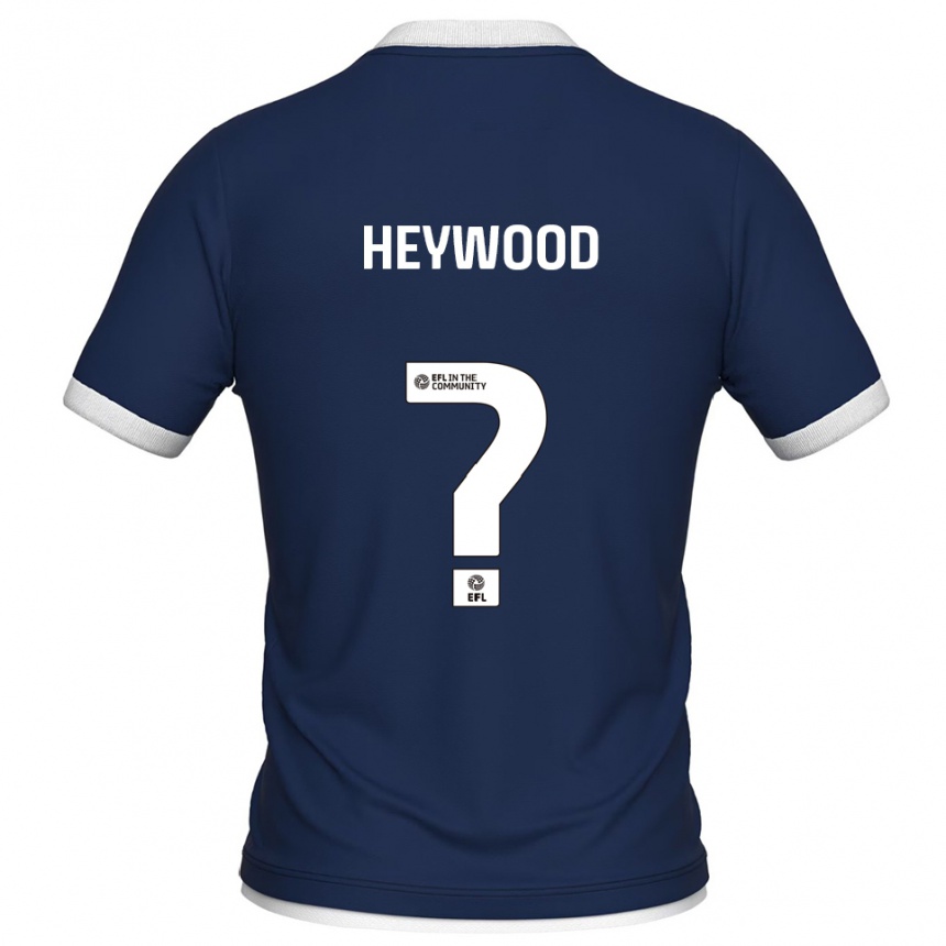 נשים כדורגל Kavalli Heywood #0 כחול נייבי לבן ג'רזי ביתית 2025/26