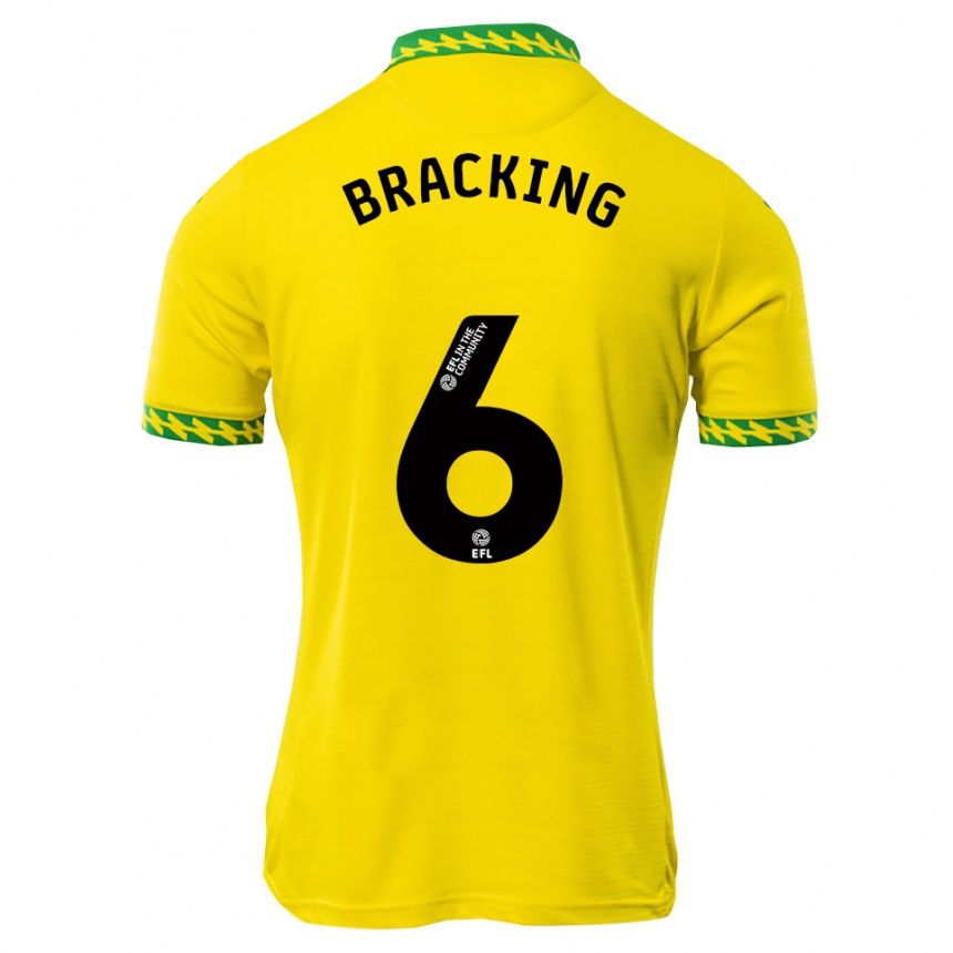 נשים כדורגל Miles Bracking #6 לבן ירוק ג'רזי ביתית 2025/26