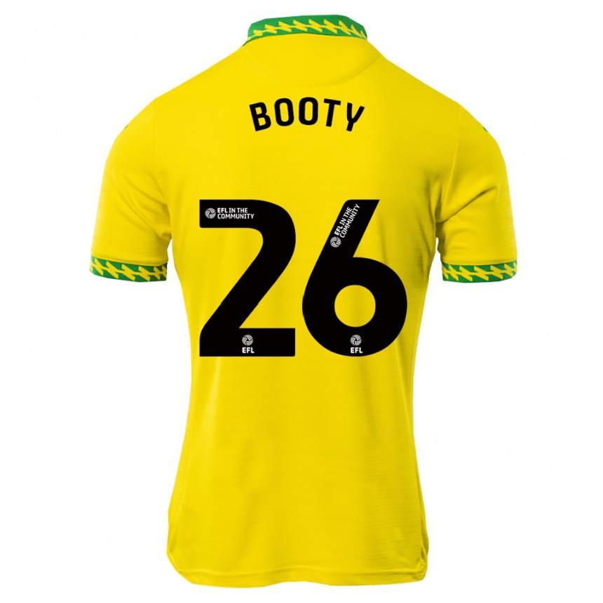 נשים כדורגל Sienna Booty #26 לבן ירוק ג'רזי ביתית 2025/26