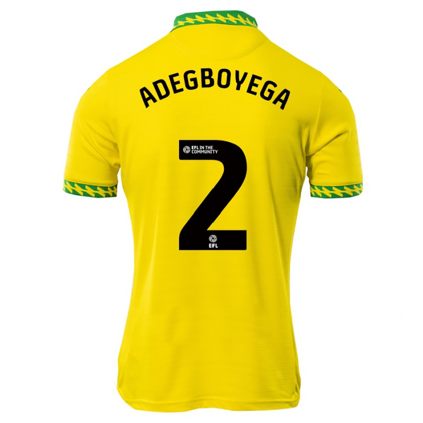 נשים כדורגל עמנואל אדגבוייגה #2 לבן ירוק ג'רזי ביתית 2025/26