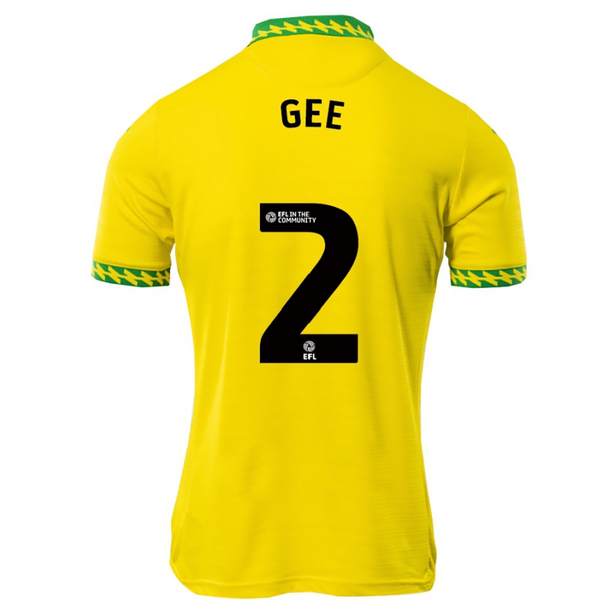 נשים כדורגל בילי גי #2 לבן ירוק ג'רזי ביתית 2025/26