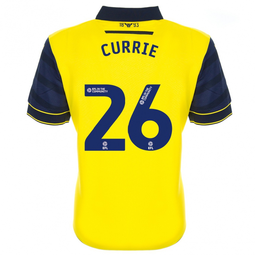 נשים כדורגל ג'ק קורי #26 צהוב כחול נייבי ג'רזי ביתית 2025/26