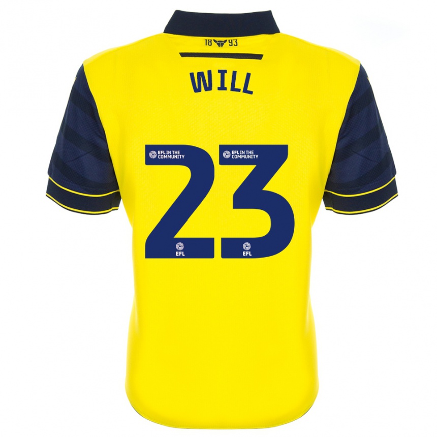 נשים כדורגל מריק ויל #23 צהוב כחול נייבי ג'רזי ביתית 2025/26