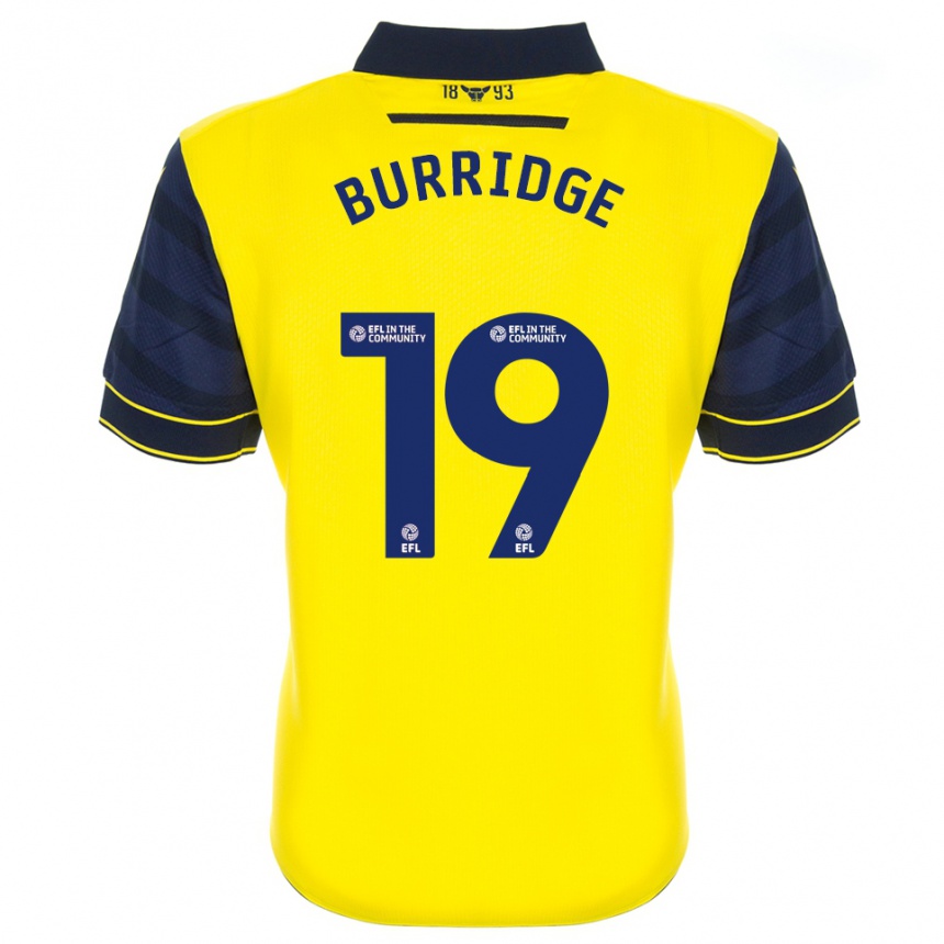 נשים כדורגל לאה בורידג' #19 צהוב כחול נייבי ג'רזי ביתית 2025/26