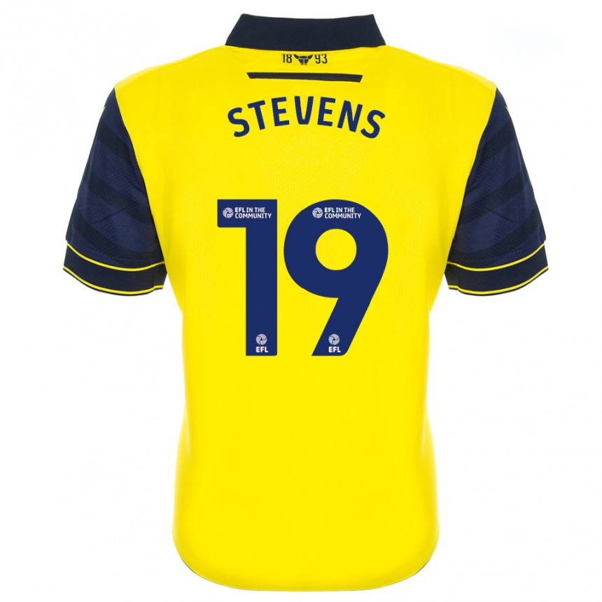 נשים כדורגל Lily Stevens #19 צהוב כחול נייבי ג'רזי ביתית 2025/26