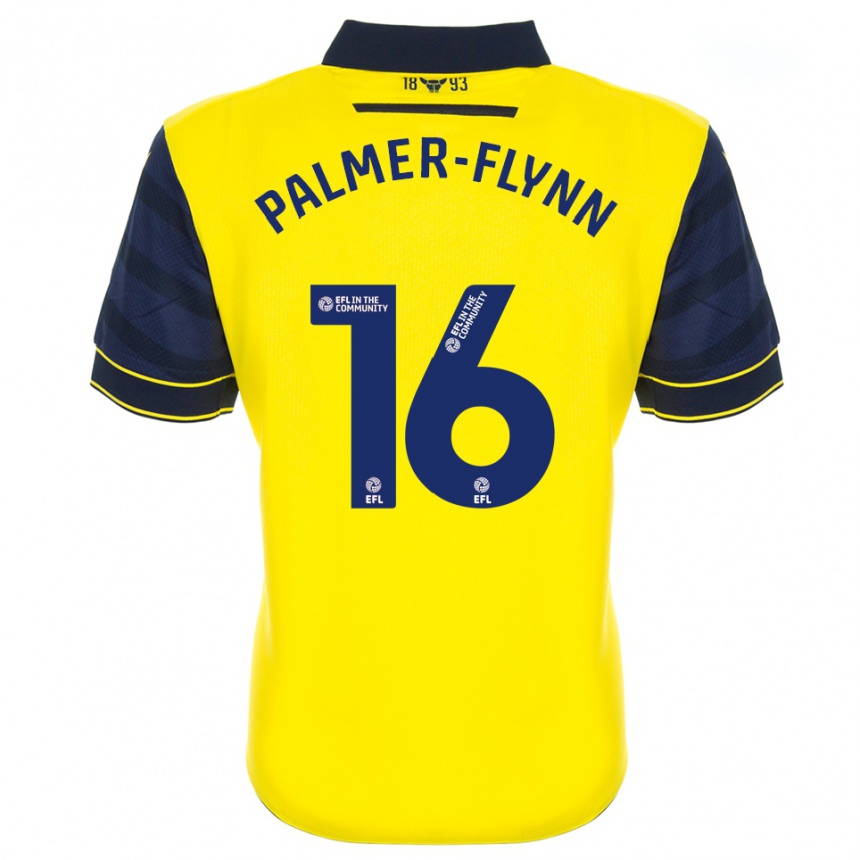 נשים כדורגל קאלום פאלמר-פלין #16 צהוב כחול נייבי ג'רזי ביתית 2025/26