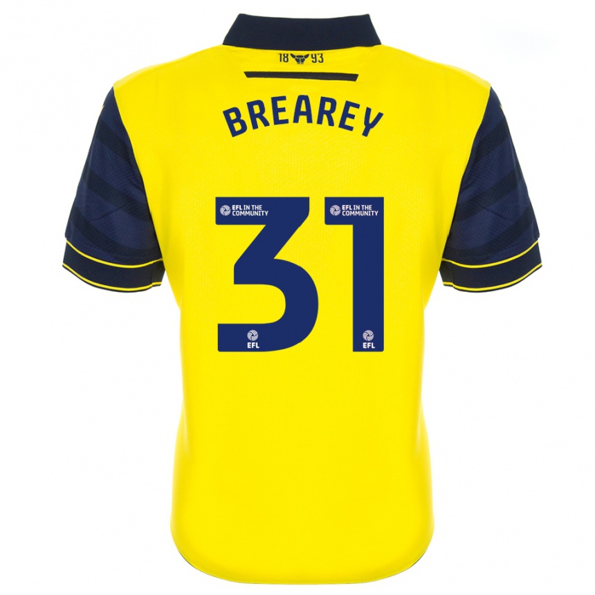 נשים כדורגל אדי ברירי #31 צהוב כחול נייבי ג'רזי ביתית 2025/26