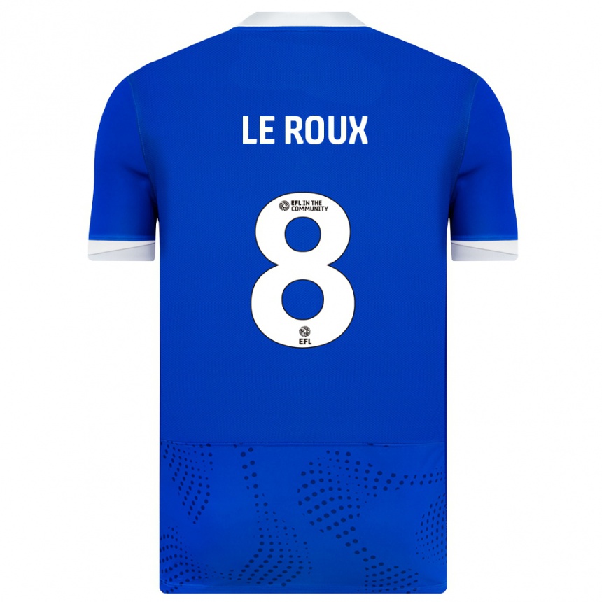 נשים כדורגל לוק לה רו #8 כחול לבן ג'רזי ביתית 2025/26