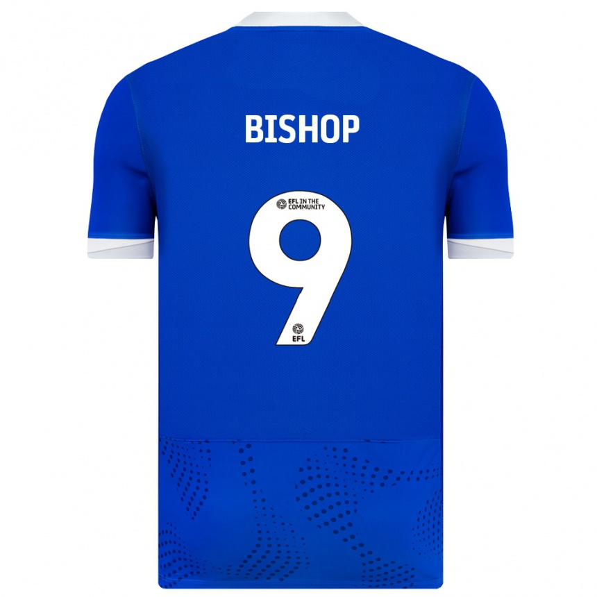 נשים כדורגל קולבי בישופ #9 כחול לבן ג'רזי ביתית 2025/26