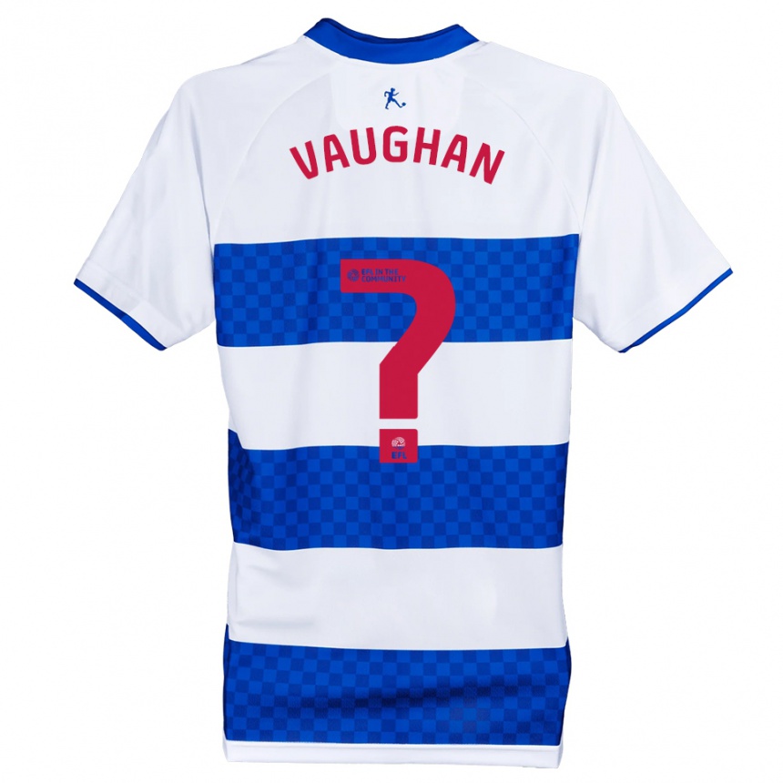 נשים כדורגל Rohan Vaughan #0 כחול לבן ג'רזי ביתית 2025/26