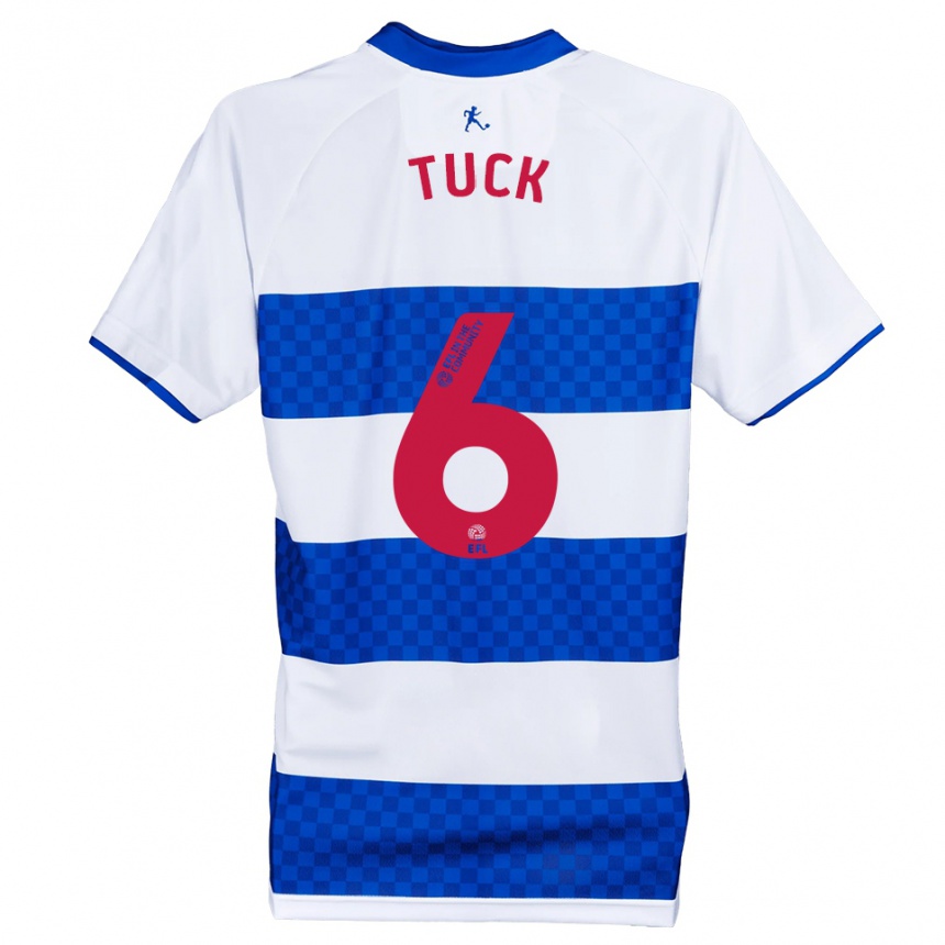 נשים כדורגל אלפי טאק #6 כחול לבן ג'רזי ביתית 2025/26