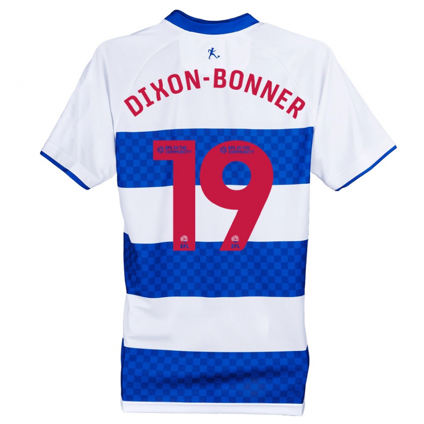 נשים כדורגל אלייז'ה דיקסון-בונר #19 כחול לבן ג'רזי ביתית 2025/26 נשים כדורגל אלייז'ה דיקסון-בונר #19 כחול לבן ג'רזי ביתית 2025/26
